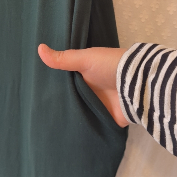 Universal Standard Forest Green High low Helen Jersey Dress S/14-16 - Picture 5 of 10